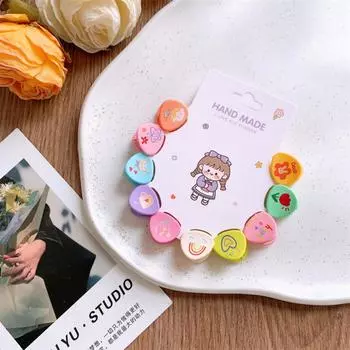 10PCS Children s Printed Cartoon Animal Small Hair Clip Grab Clip Girls Baby Side Bangs Clip Hair Card Headwear