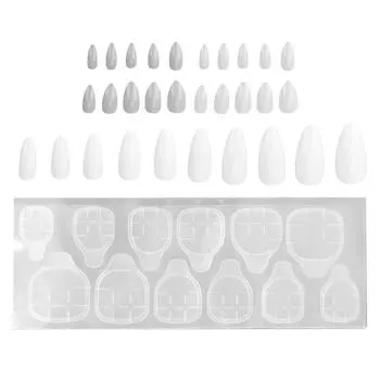 10 шт. гроб пресс на ногтях полное покрытие накладные ногти глянцевые искусственные накладные ногти маникюр наклейка N5344-01