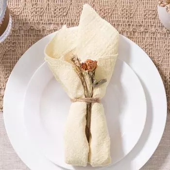 10 шт., Салфетки из хлопчатобумажной ткани 30x30 см, Салфетки из ткани ручной работы однотонные, Нежные салфетки из ткани ручной работы для ужинов, вечеринок белый