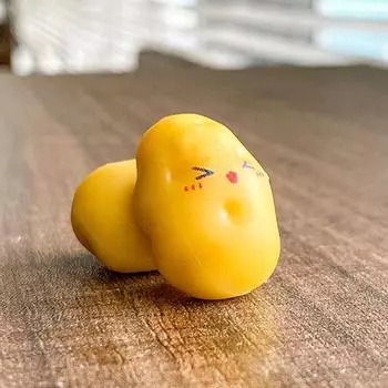 10Pcs Cute Cartoon Miniature Potato Figurine Crafts Figures Creative Decoration Desktop Small Ornaments Home Decoration Gifts