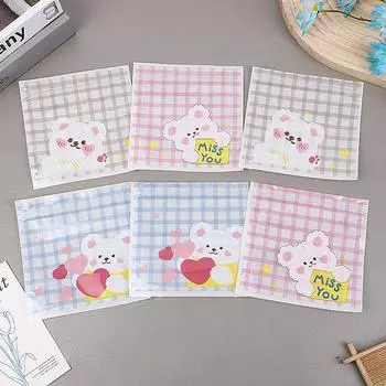 10 шт. симпатичный пакет для закусок с застежкой-молнией, контейнер для печенья, упаковочный пакет для конфет, мультяшный подарочный пакет, небольшой прозрачный пакет для хранения предметов