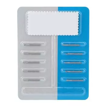 10pcs Dental Bur Professional Tungsten Steel Drill Bits Replacement Accessory for High Speed