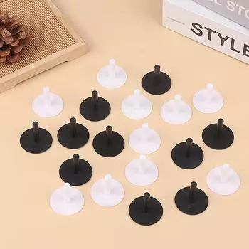10Pcs Duck Plug Fixed Display Rubber Duck Mount Flock Locker Rubber Duck Holder For Dash (Excluding Rubber Duck) белый
