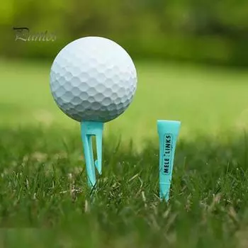 10Pcs Extra Thick Plastic Golf Tees Height Adjustable Compact Size Portable Clip Design Golf Tee Holder Professional Golfer Accessory жёлтый