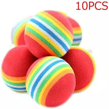 10pcs Foam Ball Training Interactive Dog Toy Play