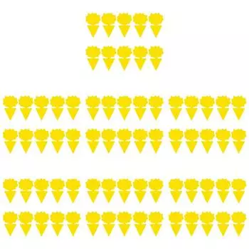 - 10pcs Fruit Fly Trap Non-Toxic Dual-Sided Yellow Sticky Fly Traps (Sunflowers)