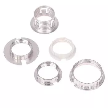 10Pcs G9 Lamp Holder Ring, M20 Lamp Shade Bracket Adapter Ring, Metal Lamp Shade Ring, G9 Lamp Shade Reduction Ring