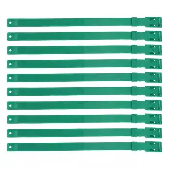 10PCS Goat Collar PU 23 Inch Adjustable Livestock Collar for Farm Animal Cow Horse Sheep Green зелёный
