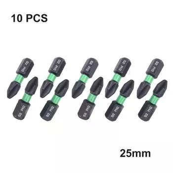 10pcs Hand Drill Tool Magnetic Screwdriver Bit Hand Drill
