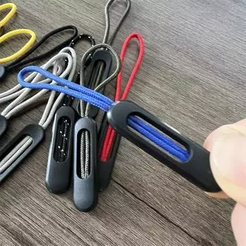 10 шт. полых съемников для застежек-молний, черные, простые, для удлинителей молний, одежды, рюкзаков, сумок для документов, аксессуаров для застежек-молний