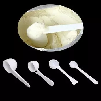 10PCS Home Kitchen Scoop Measuring Spoon 1/3/5/10g Coffee Milk Plastic 3g-10pcs