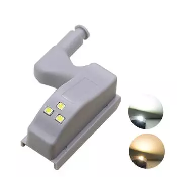 10PCS LED Inner Hinge Lamp Under Cabinet Lights Universal Wardrobe Cupboard Sensor Lights for Bedroom Kitchen Closet Night Lamp