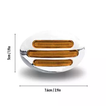 10PCS Led Trailer Lights 13 LED Side Light Truck 12V Indicator Lights Rear Marker Led Lights for Truck красный