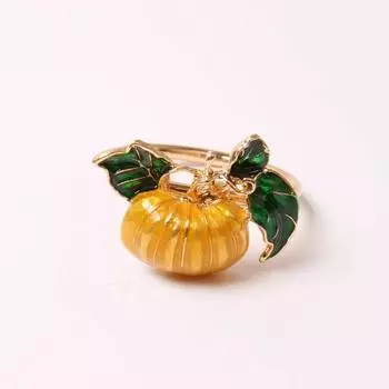 10pcs/lot Halloween pumpkin Napkin rings Metal napkin holder, Table decoration and accessories Christmas home decoration Fashion