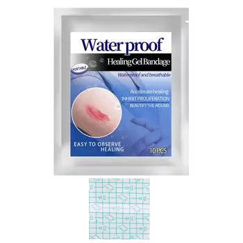10Pcs Medically Bandage Waterproof Tattoo Wound Repair Film Clear Dressing Adhesive Skin Tape Plaster Sticker Enduring
