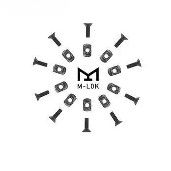 10pcs Mlok Screw Nut Combination