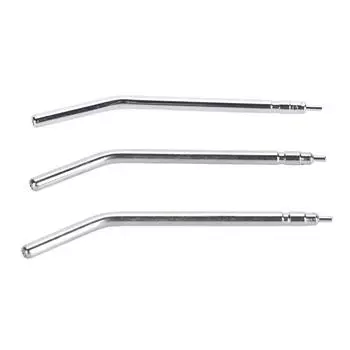 10 шт., насадки для шприца для ухода за полостью рта, для удаления мусора, из нержавеющей стали, для чистки зубов, спрей для воды