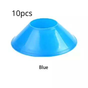 10pcs PE Resistant Soccer Training Sign Dish Pressure Resistant Cones Marker Soccer Player