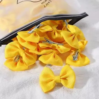 10pcs Pink Girl s Barrettes Lovely Bow Ribbon Hair Bow Clips Handmade Hairgripes Headwear Hairpins Baby Kids Hair Accessories 10pcs