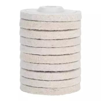 10 шт. полировальных кругов, шерстяных полировальников, шлифовальных кругов, наборов для резьбы по дереву, ювелирных изделий, обработки, отлично Coarse Wool