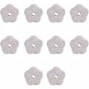 10pcs Rabbit Mineral Flower Shaped Hamster Molar Toy Teeth Grinding Stone Lava Block Bites Chews 10pcs