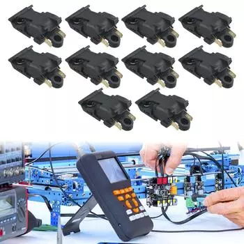 10pcs Replacement Electric Kettle Thermostat Switch 13A 250V 16A Black