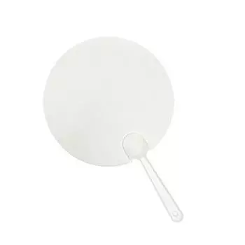 10Pcs Round Hand Fan Blank Diy Chinese Hand Fan Stage Performance Hand Fan Wall Decoration For Diy Craft Make Hand Graffiti Fan