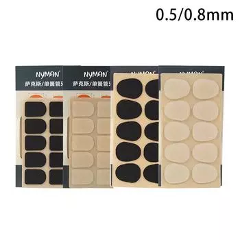 10Pcs Sax Mouthpiece Patches Pads Cushions For Treble/Alto/Tenor Sax & Clarinet Silicone Sax Clarinet Mouthpiece Cushi