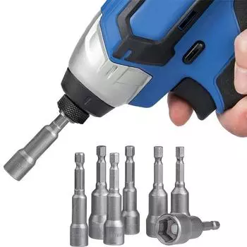 10 шт./набор 6 мм-15 мм шестигранные насадки насадки для гаечных ключей набор торцевых ключей для гаечных ключей набор отверток наборы бит инструменты