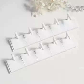 10Pcs/Set Nail Practice Display Stand Detachable Nail Training Holder Plastic False Nail Polish Color Display Shelves Base