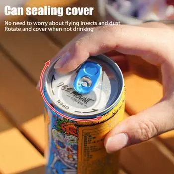 10Pcs Soda Can Cover Portable Food Grade PP Dust-proof Outdoor Camping Drink Beer