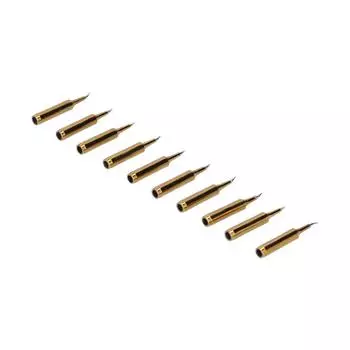 10Pcs Soldering Iron Tips Golden Solder Welding Head Replacement Accessories 60W(900MTIS )