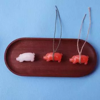 10pcs Temperature Reminder Car Hanging Pendant Uv Sensitivity Rearview Mirror Decoration Women