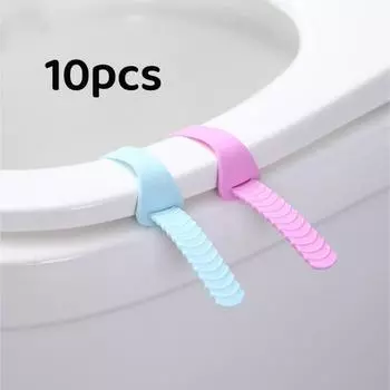 10pcs Toilet Seat Cover Handle Lifter Sanitary Closestool Seat Cover Lift Handle Lid Lifter Toilet Seat Lifter Bathroom Tools