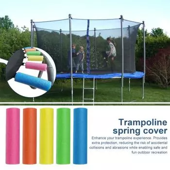 10 шт. чехол для пружины батута водонепроницаемый устойчивый к ультрафиолетовому излучению EVA уличный дворовый батут пружинный пенный чехол цветной защитный батут 10 pcs