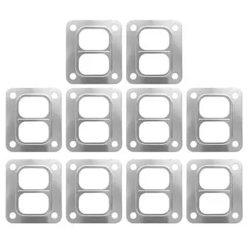 10 шт. Турбопрокладка из нержавеющей стали турбина разделенная впускная часть подходит для фланца Garrett T4