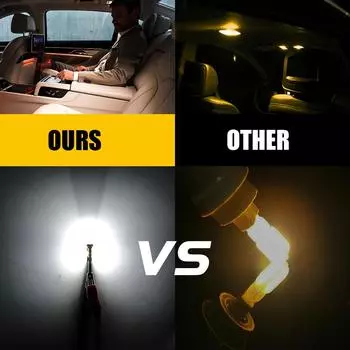 10PCS W5W T10 LED Bulbs Canbus 9-SMD 12V 6000K White 194 168 Car Interior Dome License Plate Parking Lights Auto Signal Lamp белый