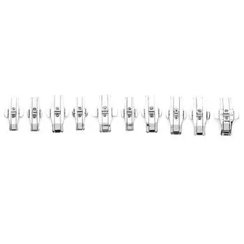 10pcs Watch Clap Buckle Folding Watch Strap Clasp Buckle Watch Repairing Accessory