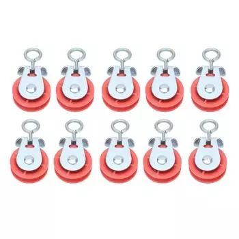 10pcs Waterline Fixed Pulley Medium Metal Automatic Poultry Products for Livestock Farm Chicken
