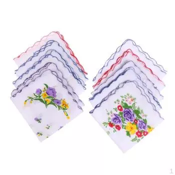 10pcs Women Assorted With And Print Floral