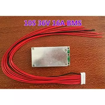 10S 36V 37V 16A Литий-ионная литиевая батарея BMS PCB PCM для электрического велосипеда Ebike
