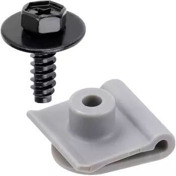 10Sets Fender Liner Bumper Cover Splash Shield Screw & U-Nut for Mazda CX-3