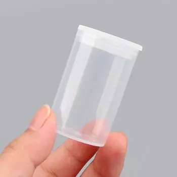 10шт 33X54 мм пластиковые банки пустые бутылки уплотнение пленка чехол канистры контейнер белый