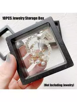 10шт 3D плавающий витринный шкаф, Flim ящик для хранения, пылезащитный органайзер витринный шкаф, подвесной стенд для хранения ювелирных изделий 1pc