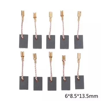 Графитовые щетки для моторов 10pcs 6 й 8,5 й 13.5Mm
