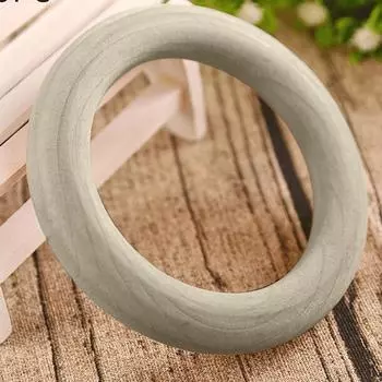 10шт 70 мм деревянные DIY ремесла разъемы круги натуральные деревянные кольца бежевый