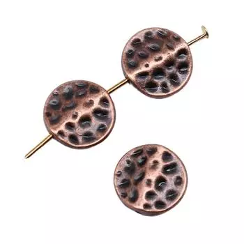 10шт Бусины Античная Медь Цвет Цинковый Сплав 11Х11мм