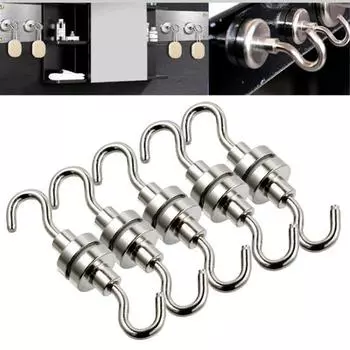 10шт D16 16мм ферритовые магнитные крючки N52 неодимовый держатель 5.5 кг сильный магнит