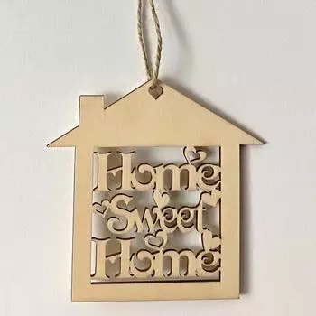 10шт деревянный сладкий мини-дом полый дом форма настенное украшение
