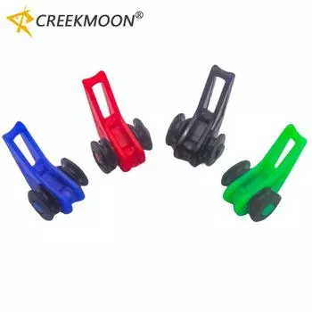 10шт держатель для приманки пластиковый рыболовный крючок держатель для приманки безопасный держатель с 2 резиновыми кольцами для удочки удочка рыболовные снасти синий